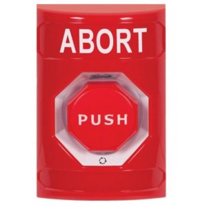 STI SS2009AB-EN Stopper Station – Red – Push and Turn - Illumination Button – Abort Label